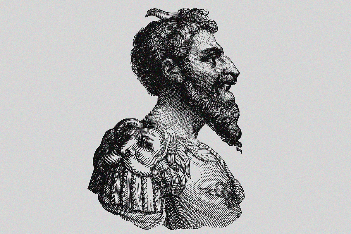 Illustration of Attila the Hun