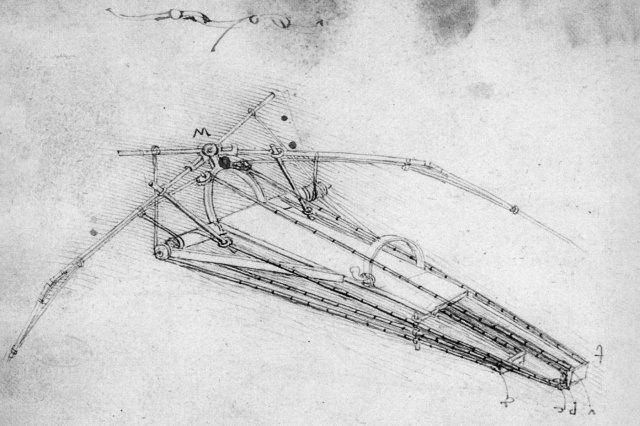 Leonardo Da Vinci's ornithopter