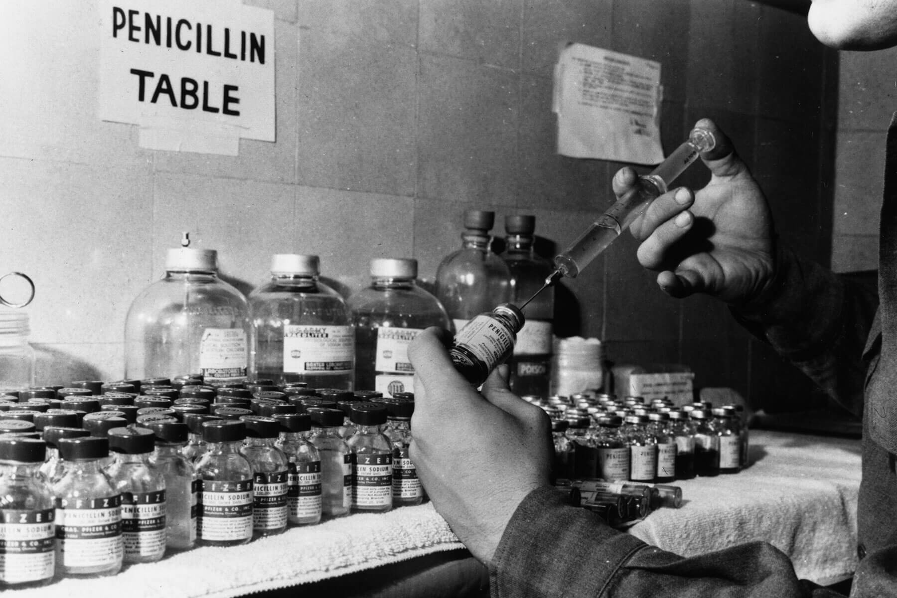 Penicillin vials