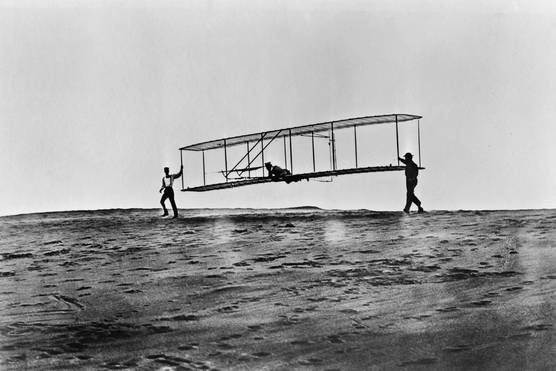 Glider being launched