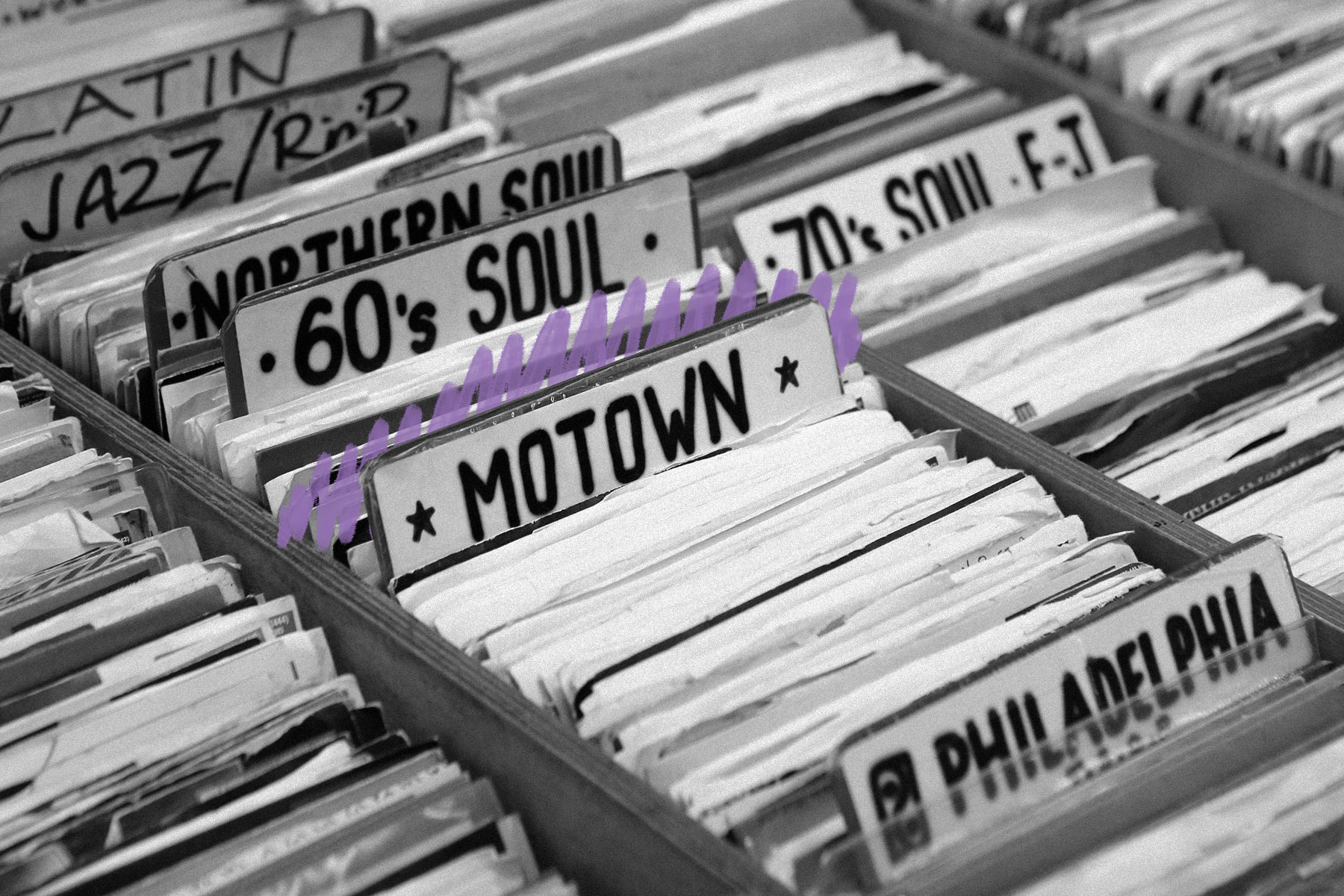 Motown records section