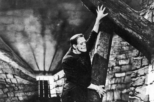 Boris Karloff as Frankenstein