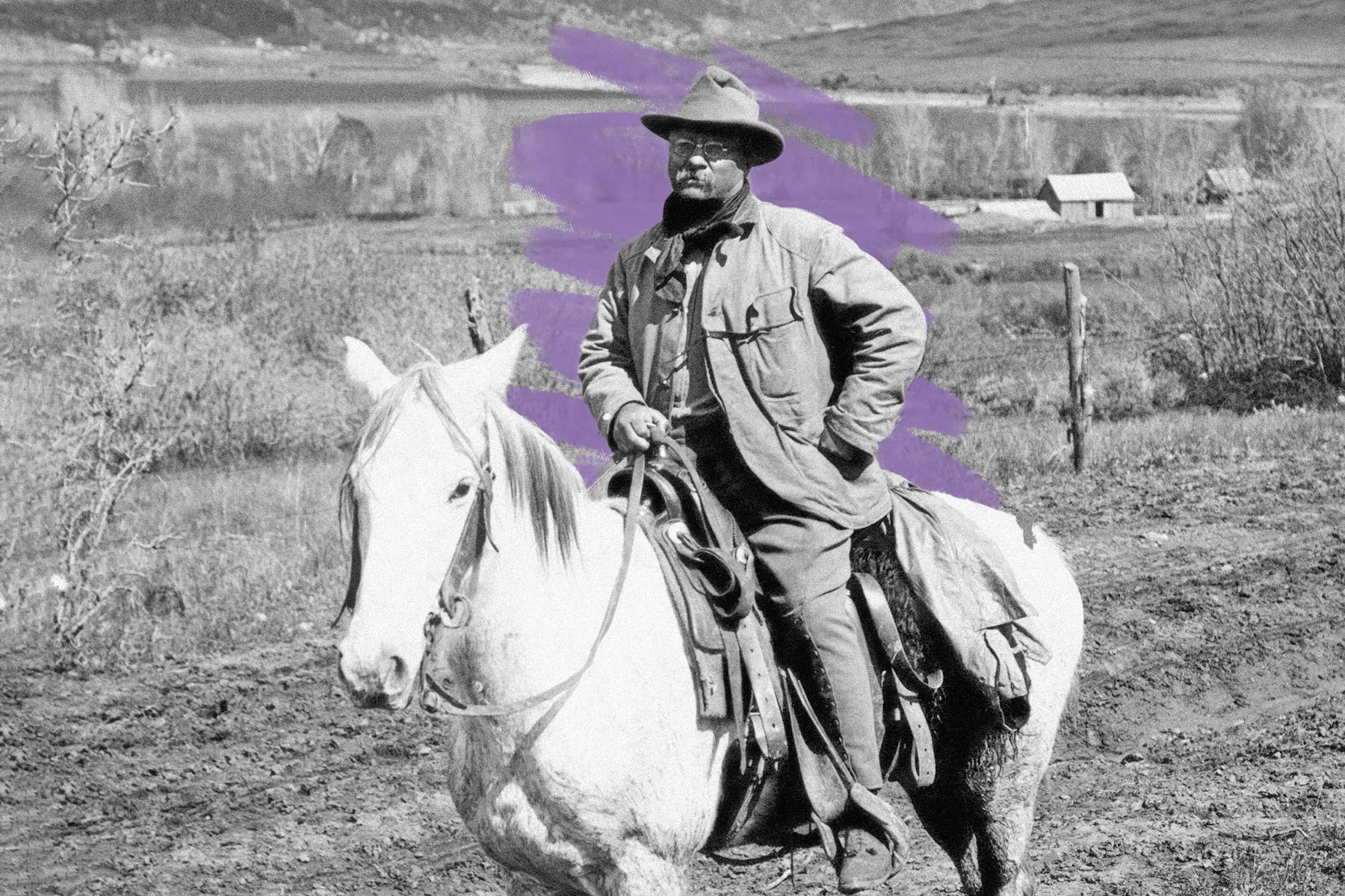 Roosevelt on horseback