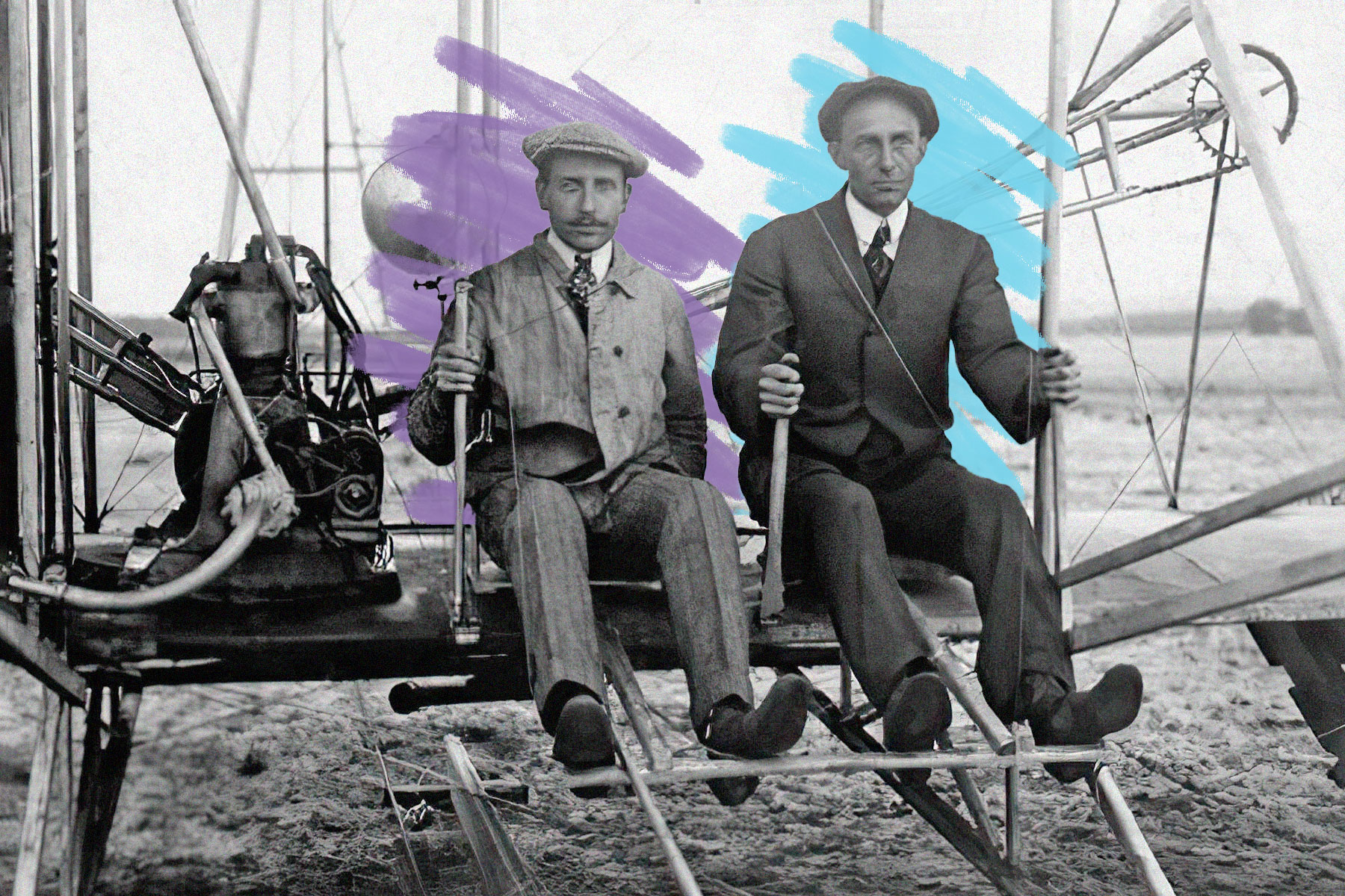 Wright Brothers on craft