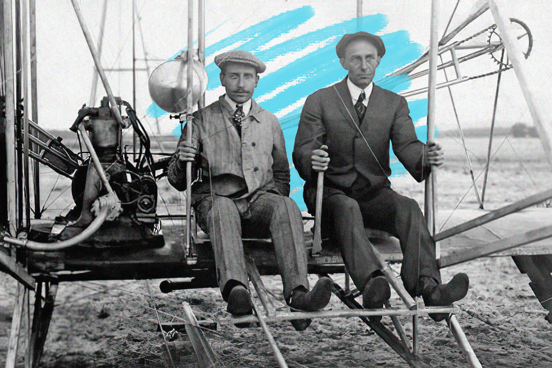 Wright Brothers on craft