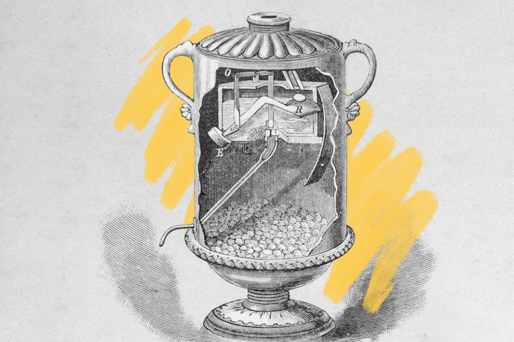 The first known vending machine dispensed holy water. — History Facts