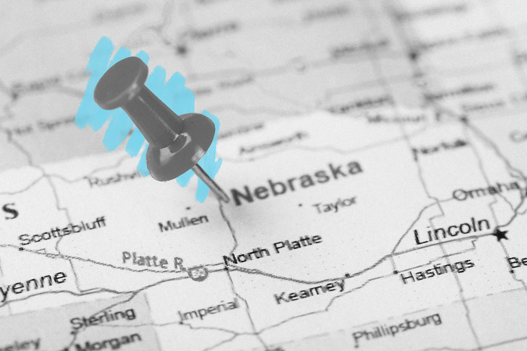 Pin on Nebraska map