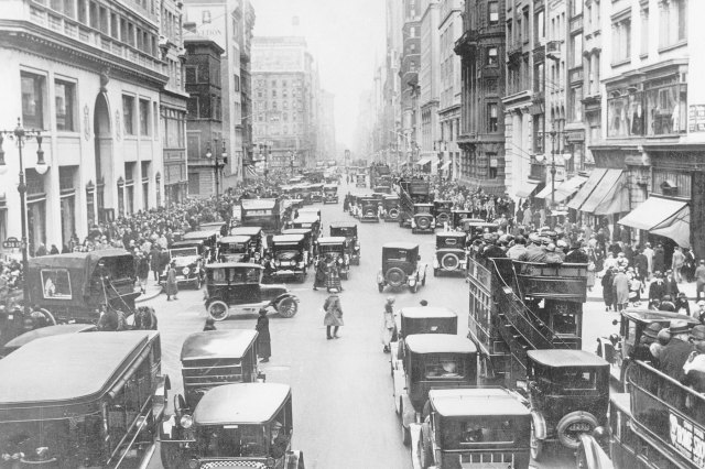 Nashville street in 1933