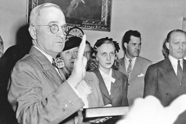 Truman’s presidential oath