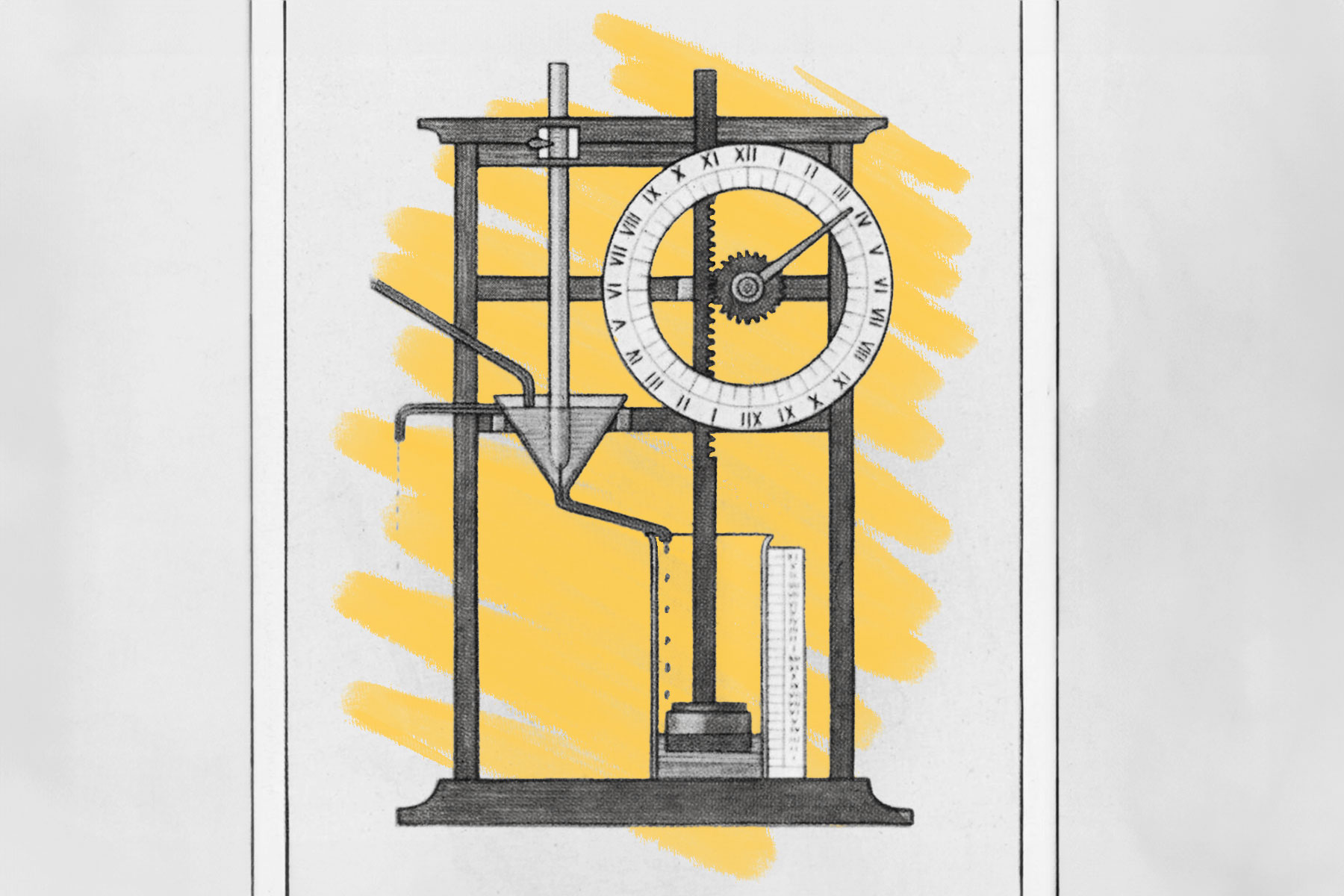 Ancient Greeks invented an alarm clock that used flowing water