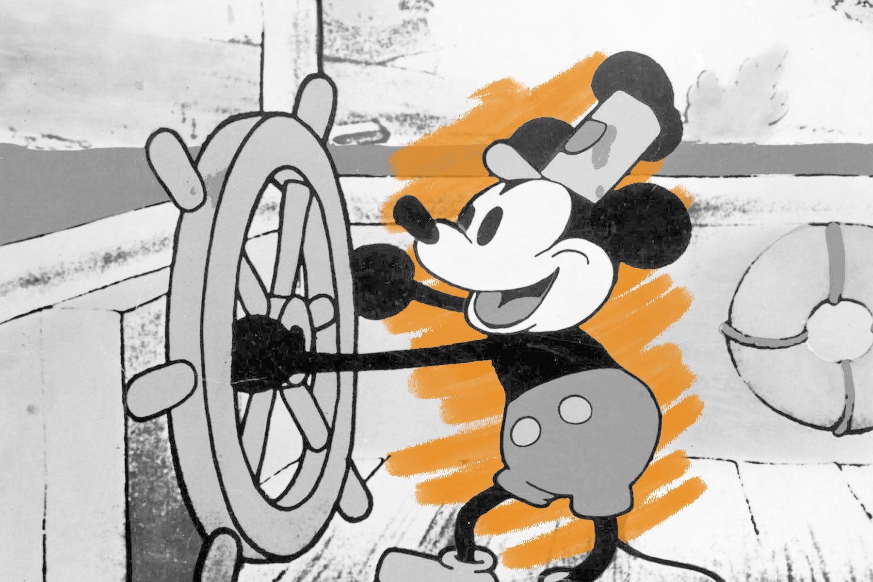 Buy Vintage Cartoon Walt Disney Mickey Mouse Study, Drawing Online in India  - Etsy