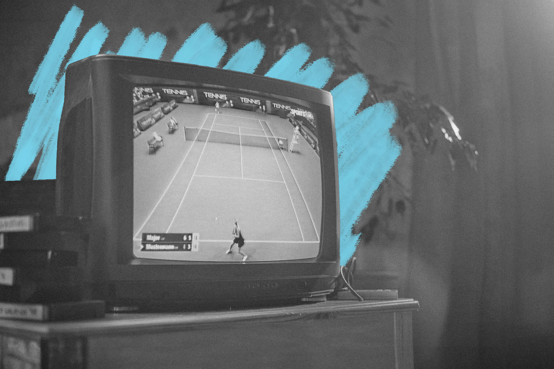 Live tennis broadcast
