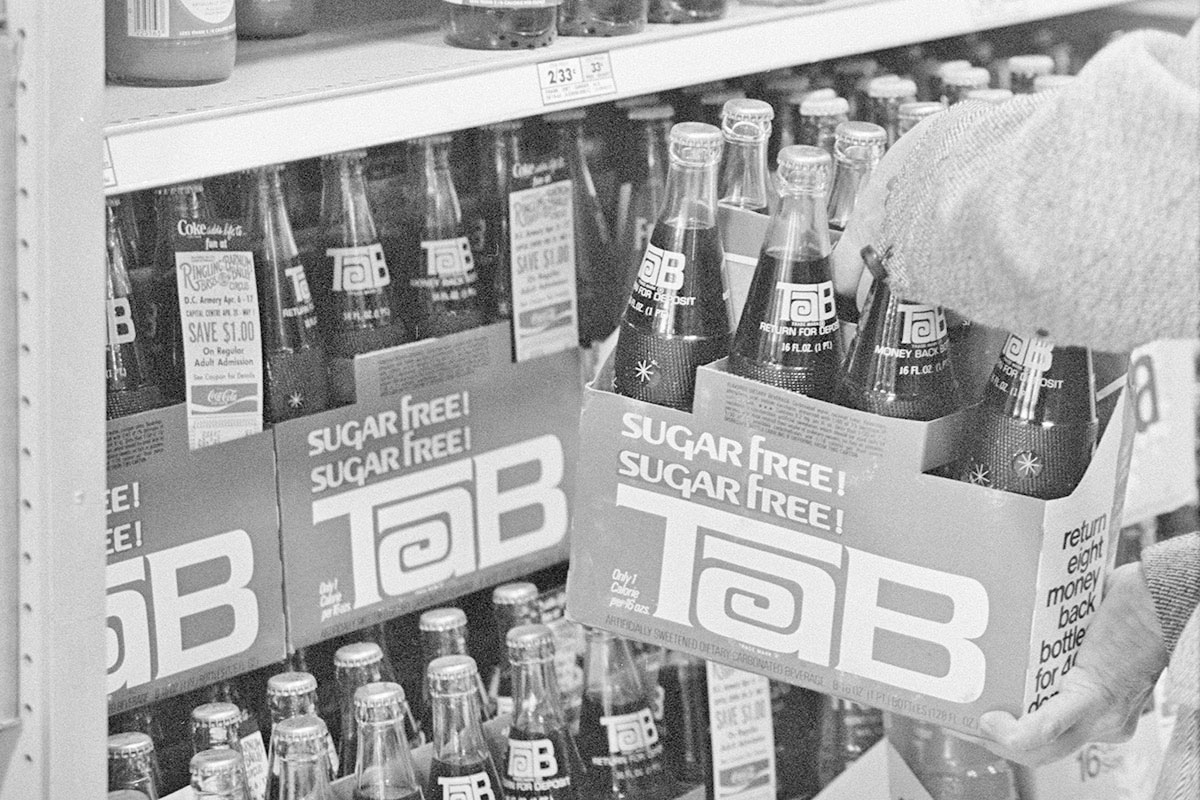 Case of TaB soda
