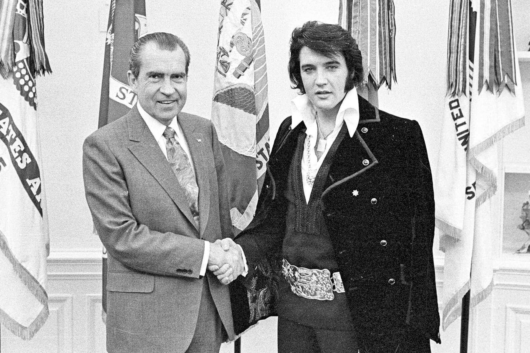 Nixon with Elvis, 1970