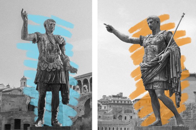 Julius Caesar & Augustus
