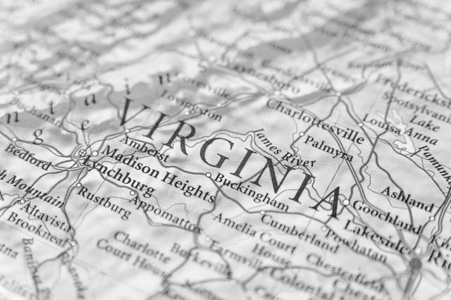 Map of Virginia