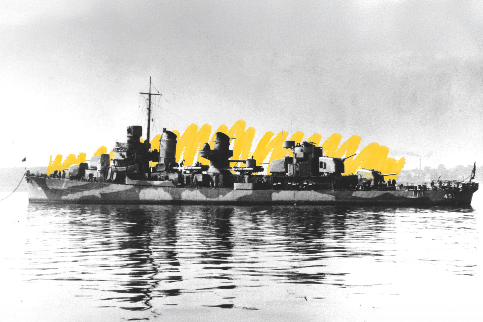 USS O'Bannon in 1942