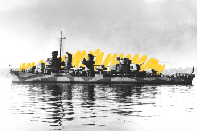 USS O'Bannon in 1942