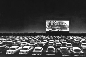 1950s drive-in theater