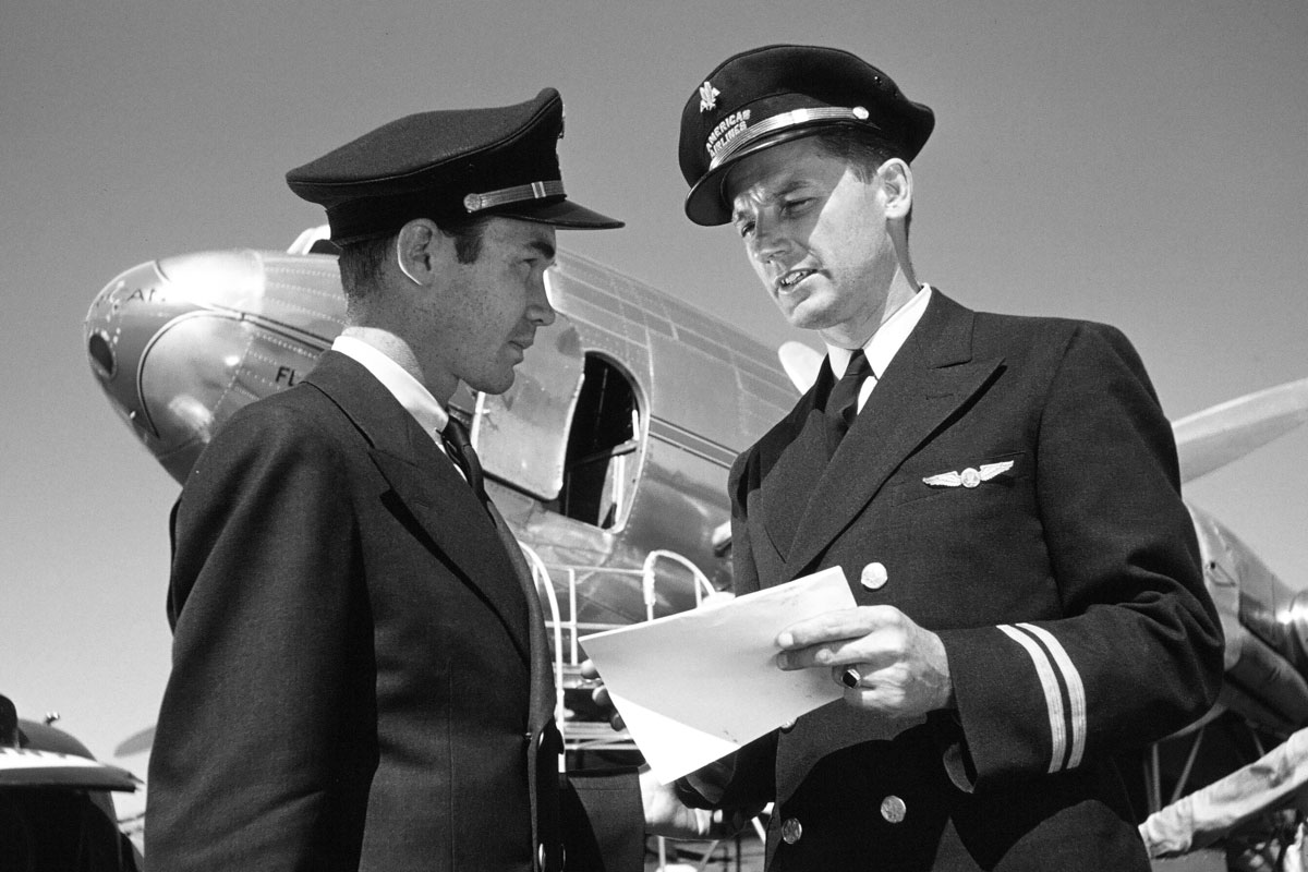 American Airlines pilots, 1950