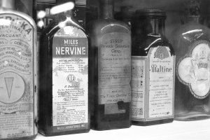 Antique medicines and drugs